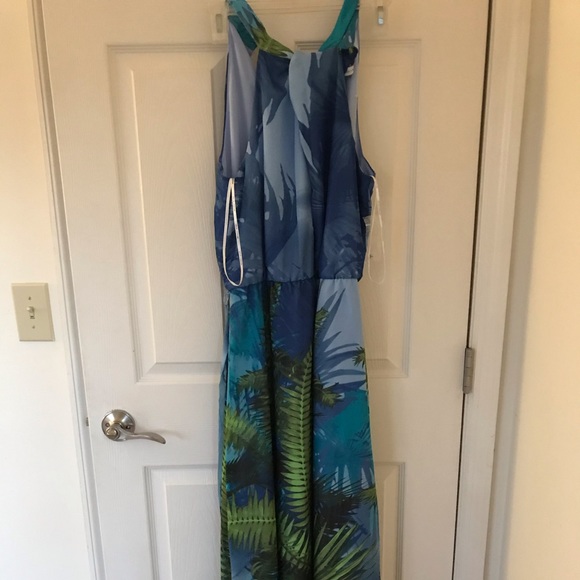 Julia Jordan Summer Halter Top Maxi Dress Size 8 - Picture 1 of 8